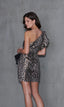 Ann Leopard Jacquard Mini Dress