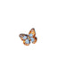 Hand-painted Mini Boho Monarch Claw Hair Clip