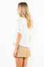 Button Up Embroidered Top