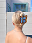 Hand-painted Boho Monarch Claw Hair Clip
