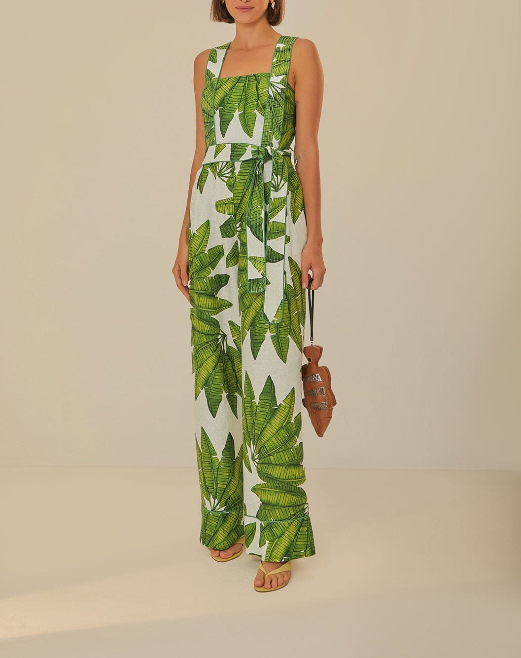 Palm Fan Jumpsuit