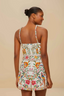 Delicate Forest Off-White Romper