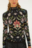 Natalia Black Jersey Blouse