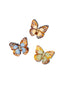 Hand-painted Mini Boho Monarch Claw Hair Clip