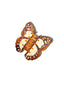 Hand-painted Boho Monarch Claw Hair Clip