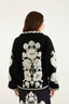 Floral Arabesque Fleece Coat