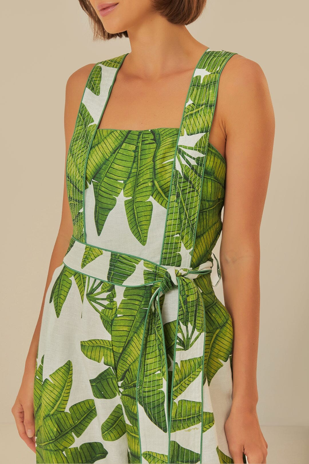 Palm Fan Jumpsuit