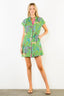 Short Sleeve Animal Print Dress