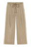 The Silk Stripe Crop Pant