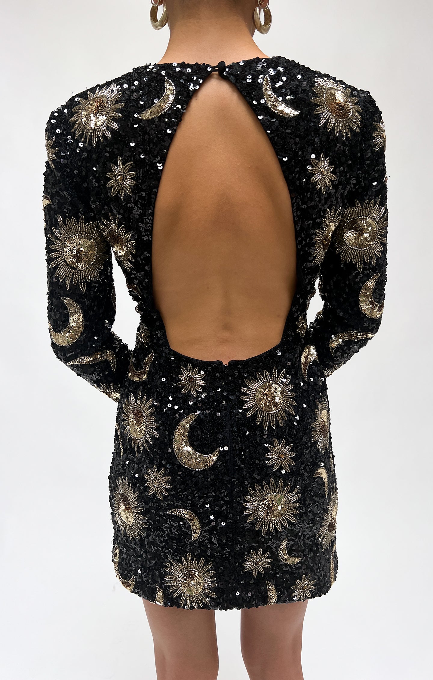 Myth Mini Dress- Celestial Sequins