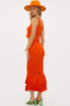 Polly Crochet Midi Skirt with Ruffles