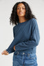 Relaxed Crop Long Sleeve Tee