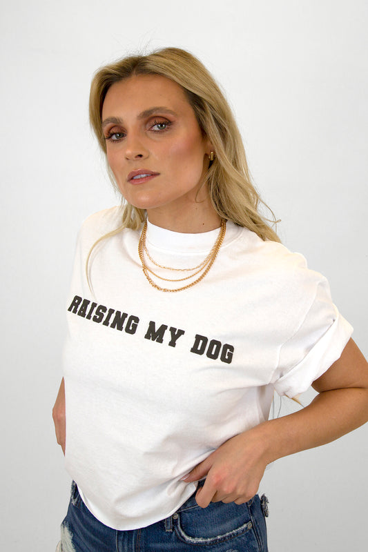 Raising my Dog Crop Tee