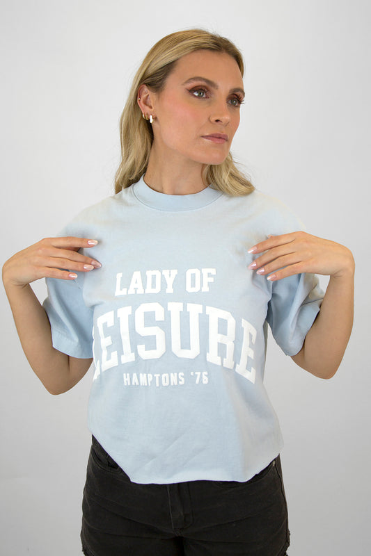 Lady of Leisure Crop Tee